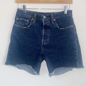 Levi’s Premium 501 Button Fly Shorts Leather Tag Size 27